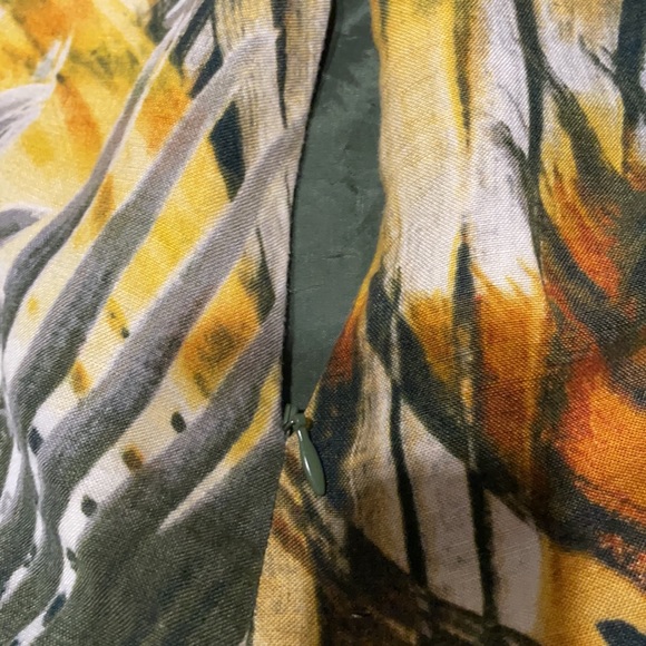 Premise Fully Lined Skirt SZ 4 Beautiful Tropical Print with Palm Leaves - Picture 6 of 10